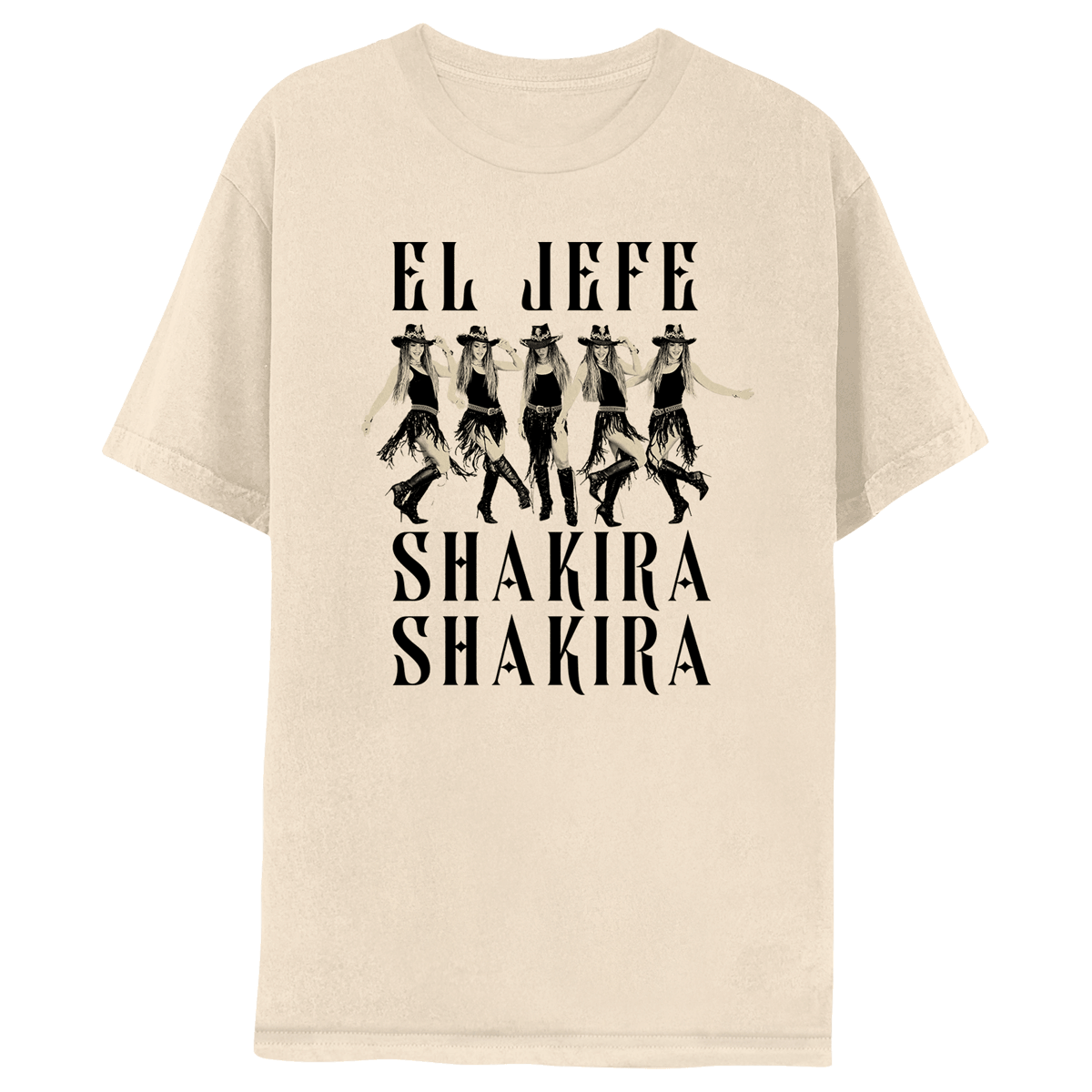 El Jefe Dancer T-shirt - Natural – Shakira Store