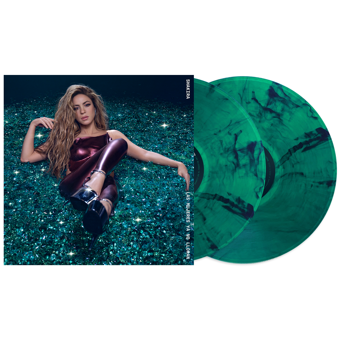 洋楽 Mujeres Ya No Lloran (Exclusive Artwork) Las Mujeres Ya No Lloran 2LP - Exclusive Emerald – Shakira Store