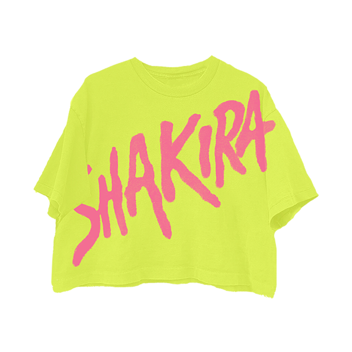 LMYNL World Tour Neon Crop Tee