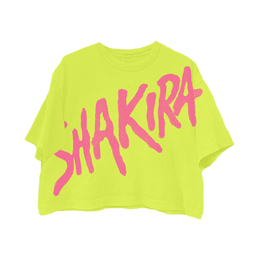 LMYNL World Tour Neon Crop Tee