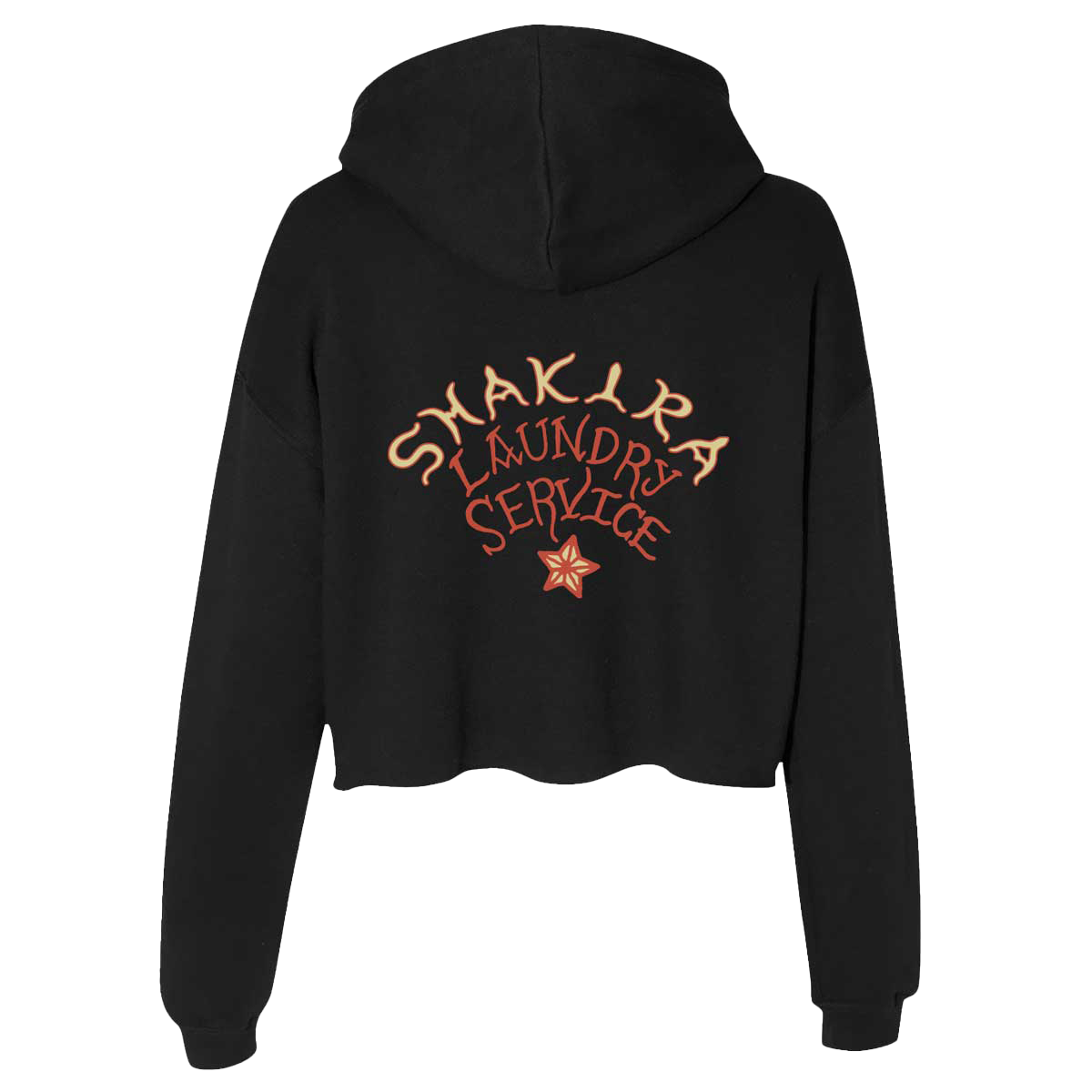 Laundry Service Logo Ladies Cropped Hoodie - Black – Shakira Store Laundry Service Logo Ladies Cropped Hoodie - Black – Shakira Store